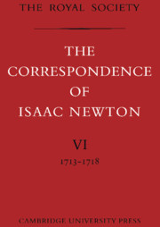 The Correspondence of Isaac Newton