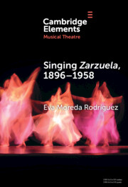 Singing <i>Zarzuela</i>, 1896–1958